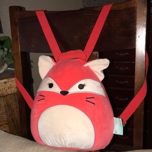 Cute Squishmallows Fox Backpack
